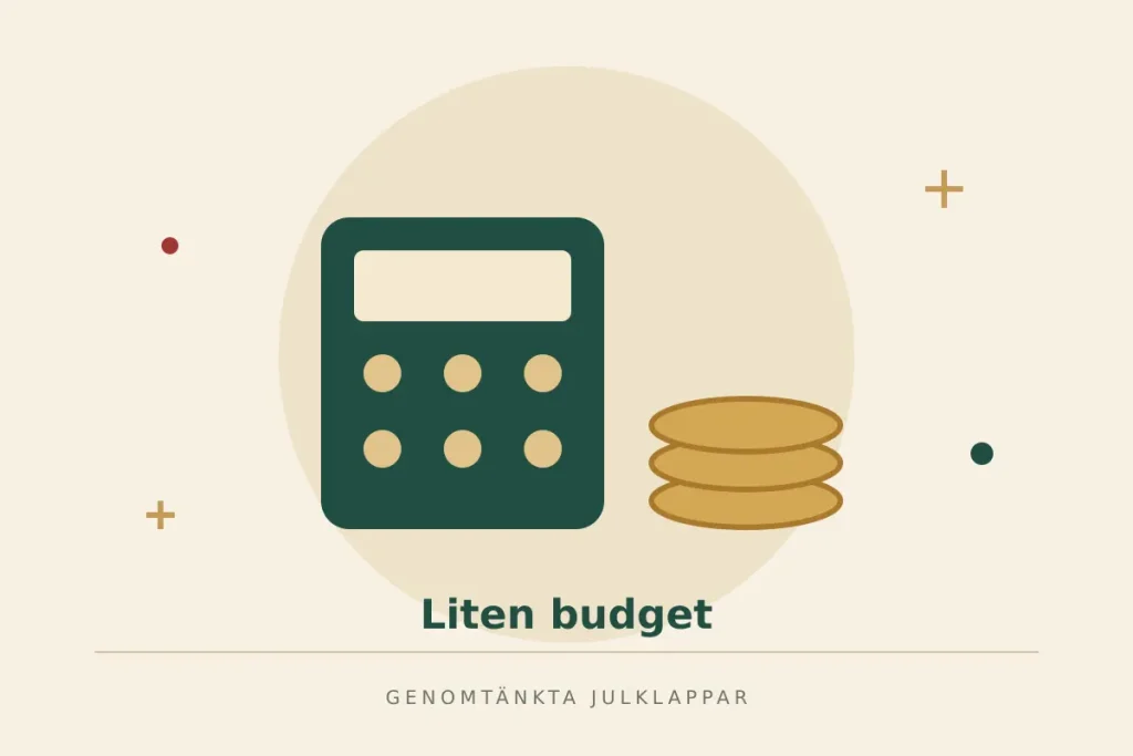 Illustration av en räknare och mynt för presentbudgeten